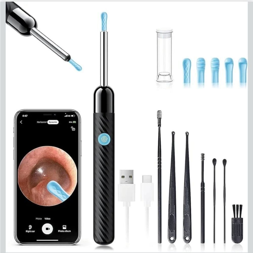 LEIPUT Ear Wax Removal Tool Set With 1080p Camera